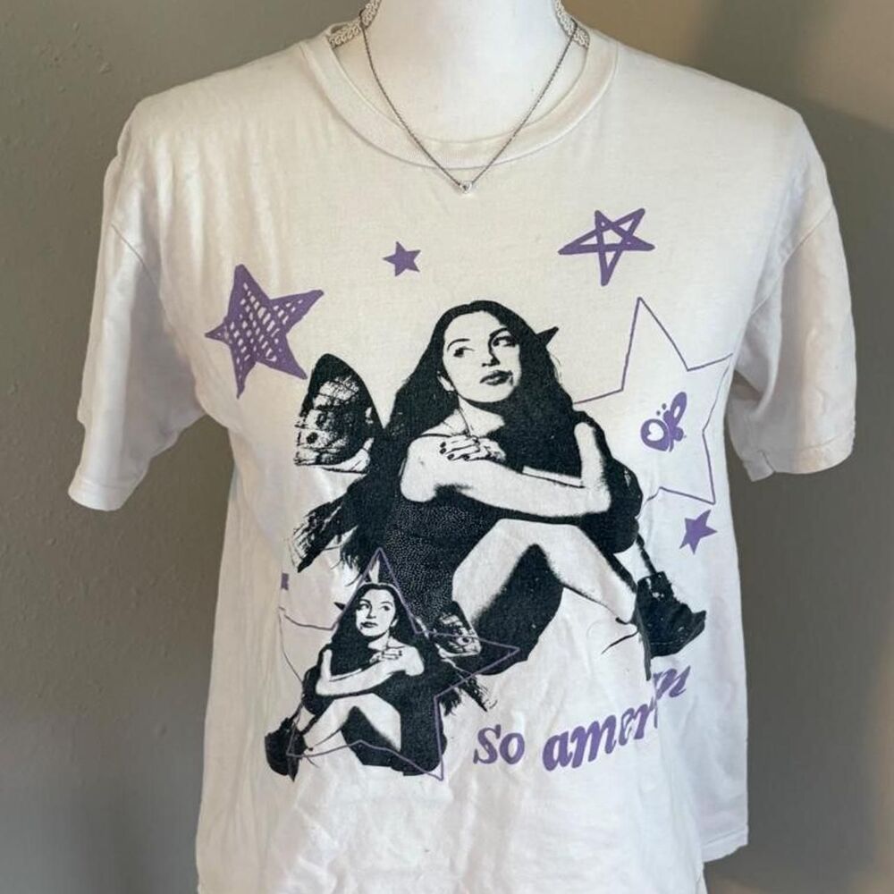 Unbranded Women's White and Cream T-shirt